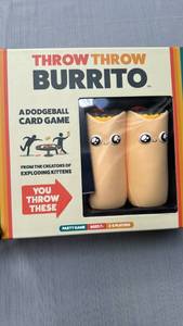 lot 888021 image: Throw Throw Burrito Dodgeball Card Game by Exploding Kittens