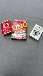 lot 888050 image: Card Game Bundle - UNO 40th Anniversary, and playing cards