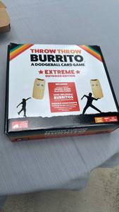 lot 888069 image: Throw Throw Burrito Extreme Outdoor Edition Dodgeball Card Game