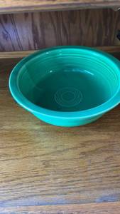 lot 6528 image: Fiesta Turquoise Serving Bowl