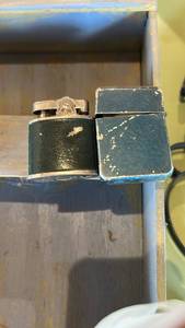 lot 6553 image: Black Leather Wrap Petrol Lighter