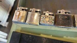 lot 6554 image: Collection of Four Decorative Pocket Lighters