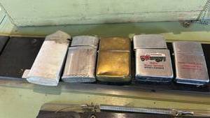 lot 6555 image: Collection of Zippo Advertising Lighters