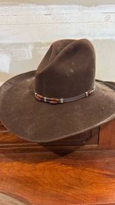 Resistol Cisco Western Felt Cowboy Hat - Cordova Brown Size 7-1/4
