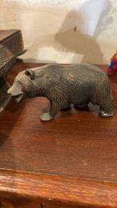 lot 60667 image: Black Forest Cast iron Bear Figurine