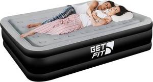 lot 7716 image: Get Fit Air Bed with Electric Pump - Queen, Elevated Mattress