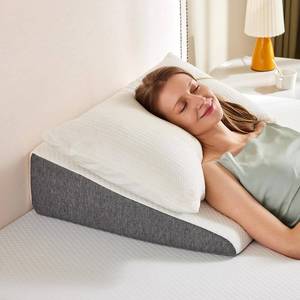 lot 7765 image: Sweetcrispy 7.5-Inch Wedge Pillow for Snoring & Sleep Apnea