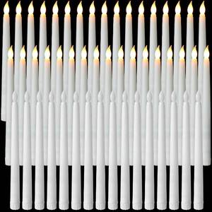 lot 7778 image: Baquler 60 Pcs 9.7in LED Flameless Taper Candles Battery Operated