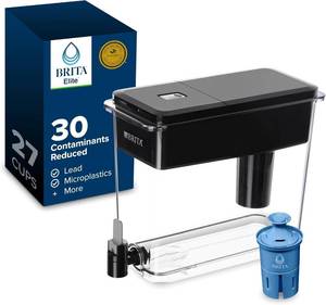 lot 7793 image: Brita Extra-Large 27-Cup Elite Water Filter Dispenser, NSF
