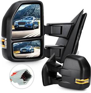 lot 7814 image: $199 Towing Mirrors for Ford F-150 2015-2020 Heated with LED Signal