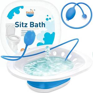 lot 7823 image: Pochik Sitz Bath, Toilet Seat - Hemorrhoids & Postpartum, Blue