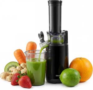 lot 7824 image: Elite Gourmet EJX600 Mini Masticating Slow Juicer, 16 oz BPA-Free