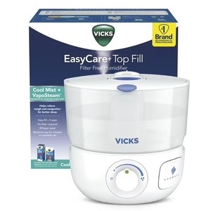 lot 7852 image: $65 Vicks EasyCare Top Fill Ultrasonic Humidifier, 400 sq ft, VUL585