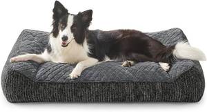 lot 7869 image: JOEJOY XL Orthopedic Dog Bed Large Thick Support 38x28 Grey
