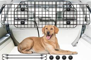 lot 7881 image: Gtongoko Dog Car Barrier for SUV Heavy Duty Steel Mesh Divider