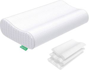 lot 7904 image: $49 UTTU Cervical Pillow for Neck Pain Relief, Memory Foam, Queen