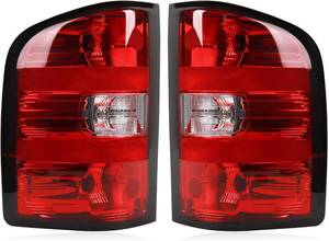 lot 7908 image: $67 Tail Lights Assembly for 2007-2013 Chevy Silverado & GMC Sierra HD