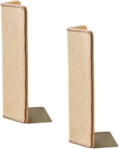 lot 7937 image: $66 SHENGOCASE Sofa Corner Cat Scratching Post, 23.6 Sisal