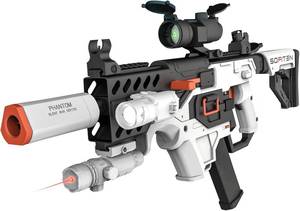 lot 7940 image: $47 SOFITEN Automatic Sniper Rifle Toy with Scope, SEE note.