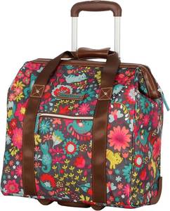 lot 7947 image: $136 Lily Bloom Carry-On Wheeled Cabin Tote, Playful Gray
