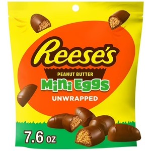 lot 8000 image: 2 Pack REESES Chocolate Peanut Butter Creme Mini Eggs, 7.6 oz