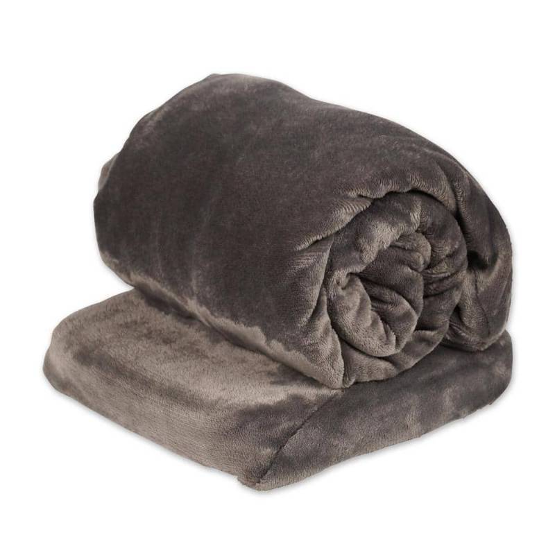 lot 36254 image: Calming Heat - Cozy Massaging Heating Wrap - Grey