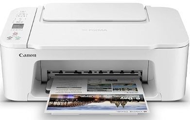 lot 42315 image: Canon StoreCanon PIXMA TS37 22 Wireless Color Inkjet All-in-One Printer - Print Copy Scan - Mobile Printing - Print Up to 7.7 ipm - Up to 60 Sheets Capacity - 1.5 LCD - Wi-Fi (2.45 GHz)  HDMI Cable, White