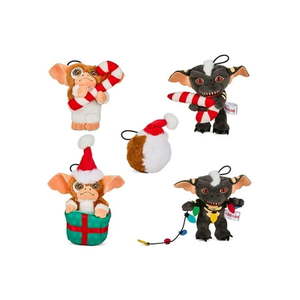 lot 39108 image: NECA 3 Gremlins Holiday Plush - 5pk