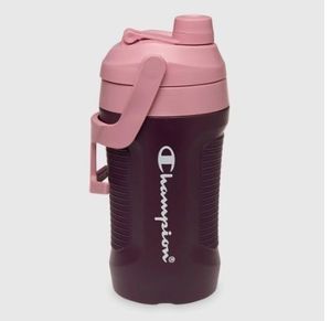 lot 42461 image: 40 Oz Leak-Proof Water Bottle with Fence Hook Non-Slip Grip and Twist-Off Lid