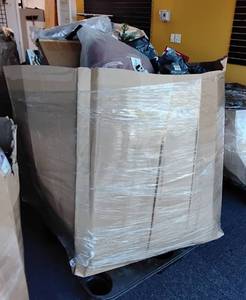 Mixed General Merchandise Pallet Lot - Holiday Decor, Bagged Items, Assorted Boxes