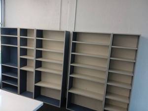 Modular Shelving 5 Piece Book Shelf Set 6ft 7.5in Tall