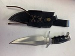 Heritage Hunter B301X Fixed Blade Knife with Sheath â 6.1" Clip Point D2 Steel Blade with Bull-horn Handle, 11 inches Total Length - Field Hunting Knife for Men, Ideal for Camping, Survival, Tactical, Outdoor and Gift