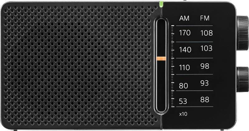 lot 26454 image: SANGEAN SR-36 AMFM Pocket Radio (Black) - Retail $44