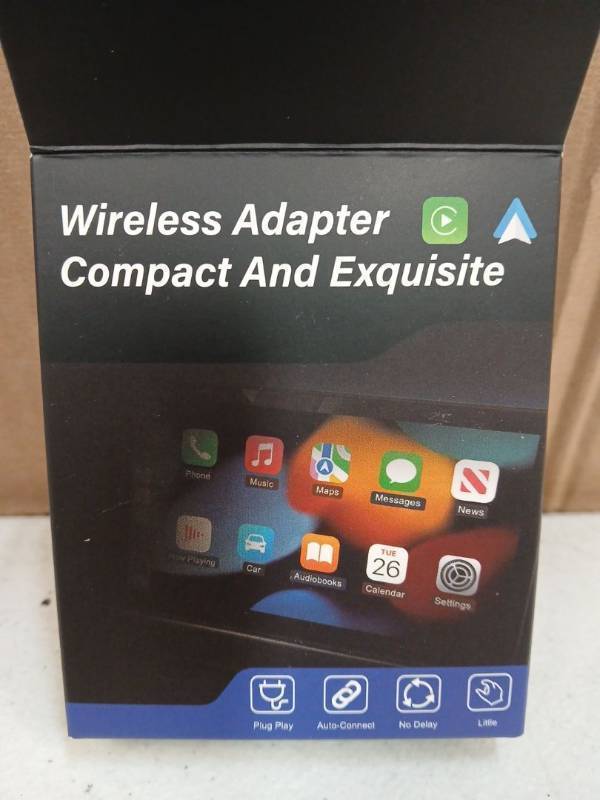 lot 28771 image: Wireless CarPlay Adapter for iPhone - Retail $45