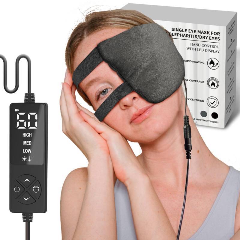 lot 32719 image: Sticro Stye Eye Compress Heating Pad for Stye Treatment, Moist Heat Eye Mask for Stye Chalazion Blepharitis Relief, 3 Temp & 5Timer Settings for Both Left & Right Eyes - Retail $30