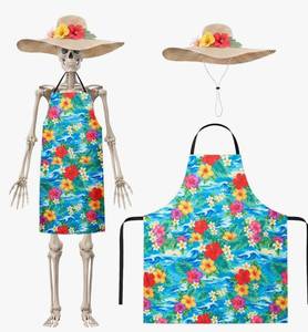 lot 26190 image: Mepase 12ft Skeleton Costume Accessories Set Oversize Hat and Apron Prop Giant Outdoor Indoor Yard Garden Lawn Decoration -Carnival -Style May Vary - Retail $33