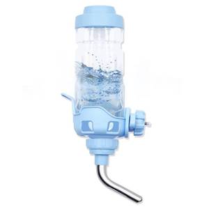lot 26200 image: Vannon Dog Water Dispenser for Cage, 15oz Auto Feeding Crate Water Bottle for Dogs, Cats & Rabbits, Pet Nozzle Diameter 12mm, BPA Free, Blue - Retail $18