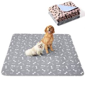 lot 26219 image: Eterish Reusable Washable Pee Pads for Dogs Extra Large 36 x 48 2 Pack, Absorbent Pet Puppy Dog Training Pads Non-Slip, Waterproof Whelping Potty Pads for Dogs Leak-Proof - Retail $26