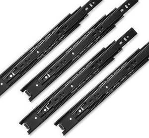 lot 211525 image: 3 Pairs Drawer Slides 10 Inch, Heavy Duty Full Extension Ball Bearing, Side Mount Drawer Rails, 10 Drawer Side Mount Slides for Dresser, Cabinet, Kitchen - 100LB Capacity