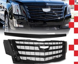 lot 411492 image: Retails for $189 Front Bumper Grille Hood Molding Trim For 2015-2020 Cadillac Escalade Platinum