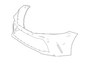 lot 411507 image: Retails for $208 Bumper Cover - Toyota (52119-AQ903)