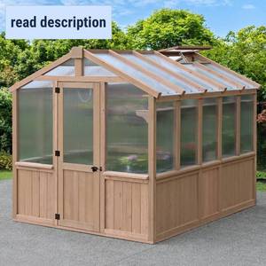 lot 311491 image: Retails for $2000 Yardistry 8 x 10 Greenhouse