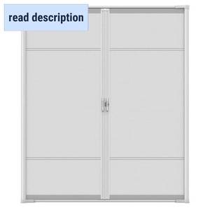 lot 311496 image: Retails for $400 Cool Retractable Screen Door for Double Door Opening