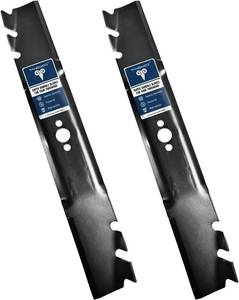 lot 121508 image: 30 Mulching Mower Blades for Toro TimeMaster & TurfMaster, Replacement Lawn Mower Blade for 30 inch Deck Cut, Replaces OEM 120-9500-03 116-6358-03, 2 Pack
