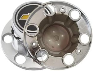 lot 221558 image: 1PC Wheel Center Cap Hub Cap Chrome 6-Lug CM361 for Silverado C1500 Truck Blazer Suburban Jimmy 15 15x8 Rally Wheel