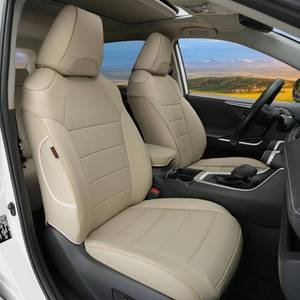 lot 321451 image: Retails for $197 Lolcar RAV4 Seat Covers Custom Fit for Toyota RAV4 2019 2020 2021 2022 2023 2024 2025 LE,XLE,XLE Premium,Limited,Airbag Compatible,Seat Cover Full Set for SUV, Waterproof Leather Beige