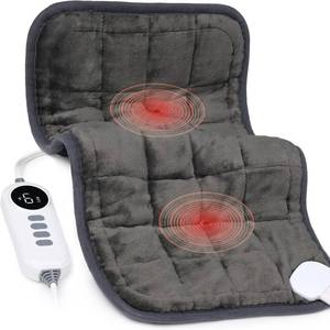 lot 321459 image: Weighted Heating Pad 12x24   FSA Eligible HSA, Soft Electric Heating Pad with 6 Heat Levels & 4 Gentle Vibration Modes, Auto Shut-Off, Cozy Warmth for Back, Neck, Shoulders & Legs