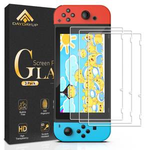 lot 321486 image: daydayup 3 Pack Tempered Glass Screen Protector Compatible with Nintendo switch - Transparent HD Clear Anti-Scratch Screen Protector Skin Set for Nintendo Switch