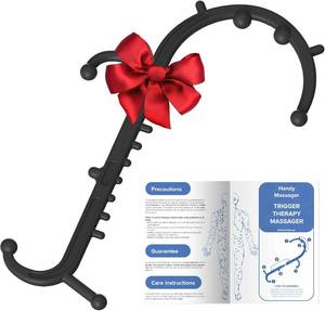lot 421534 image: Ranarose Deep Tissue Back & Neck Massager - Back Massager Stick for Pain Relief, Muscle Knot Remover, Trigger Point Massage Tool for Full Body, Shoulders, Legs - Pressure Point Massage Tool (Black)