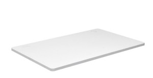 lot 121494 image: White Desk Tabletop Wooden Surface with Cable Management
